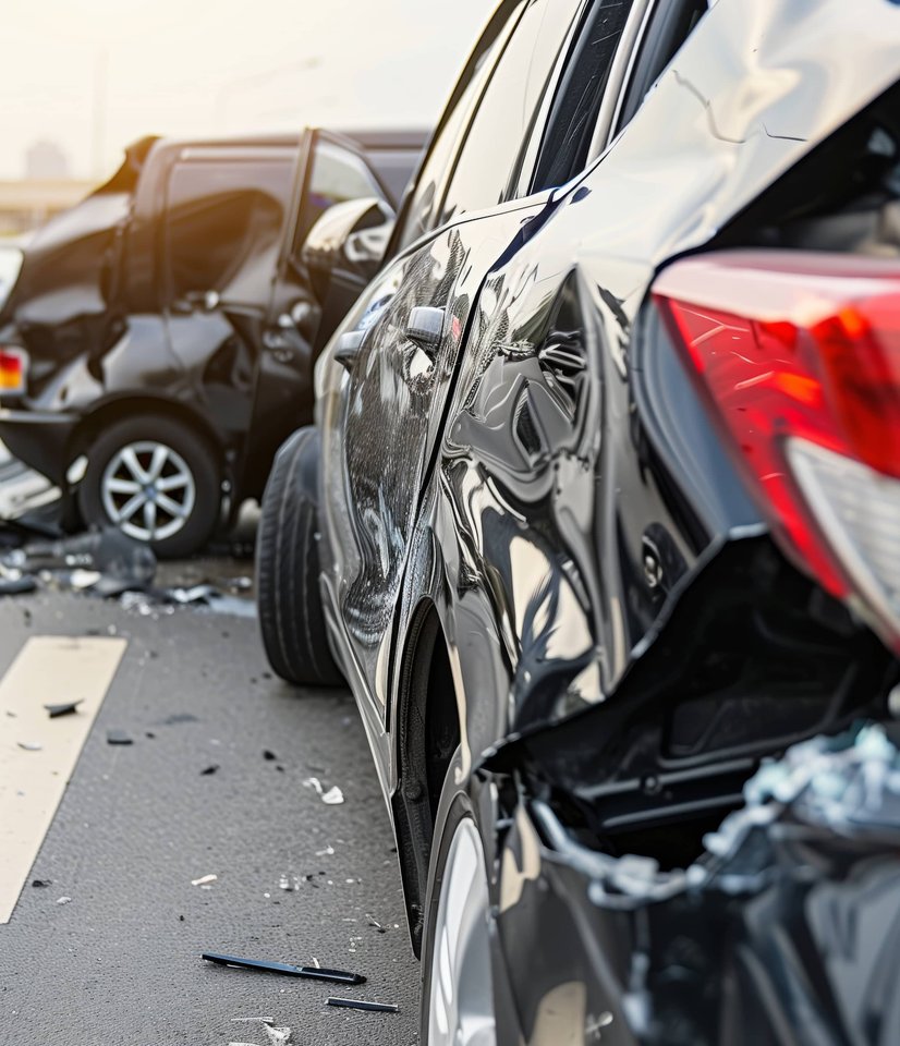 rear end collision damage