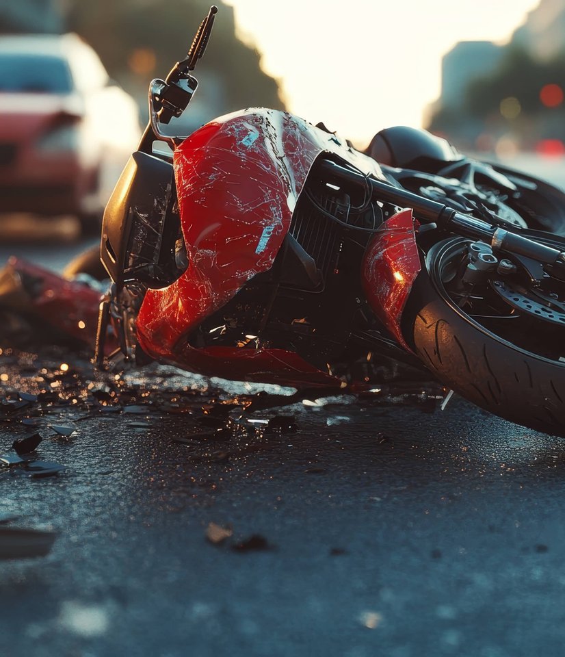 motorcycle accident victim