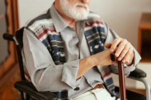 Man with Alzheimer's or Dementia
