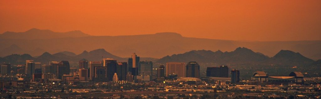 Phoenix skyline, north phoenix auto accidents